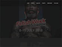 Tablet Screenshot of fetishweek.com